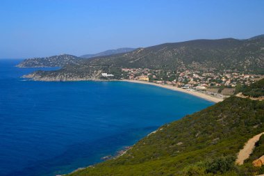 Solanas plajı manzarası