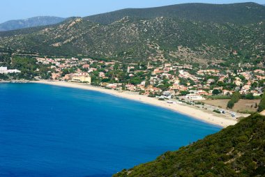 Solanas plajı manzarası
