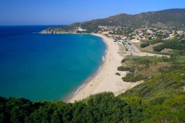 Solanas plajı manzarası