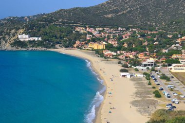 Solanas plajı manzarası