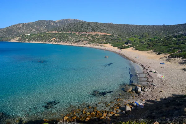 Kilátás Mari Pintau Strand — Stock Fotó