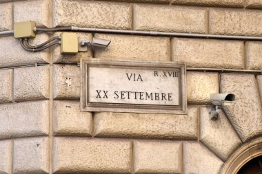 İtalyan Via Xx Settembre Roma, İtalya, Bina Savunma Bakanlığı,