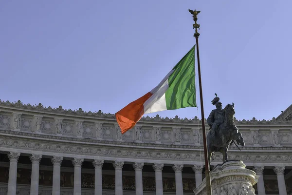 Altare Della Patria National Monument Vittorio Emanuele — стокове фото