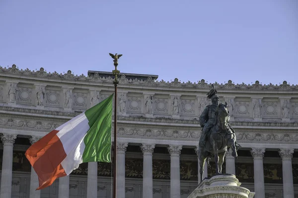 Altare Della Patria Nationales Denkmal Für Vittorio Emanuele — Stockfoto