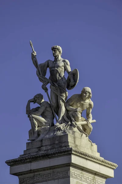 Altare Della Patria Nationales Denkmal Für Vittorio Emanuele — Stockfoto