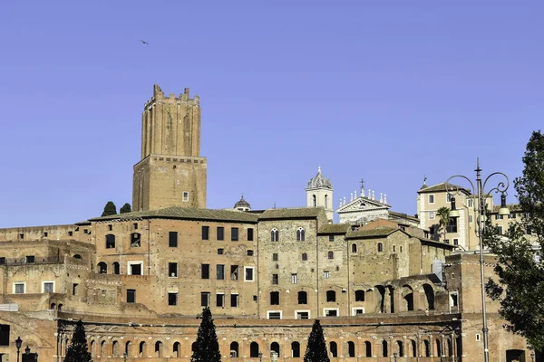 Römisches Forum Rom Italien Berühmtes Panorama Mit Antiker Architektur — Stockfoto