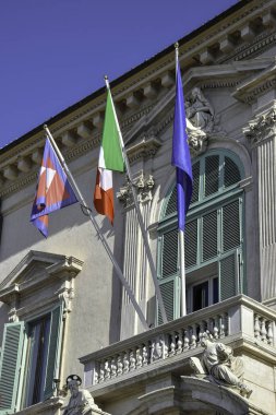 Palazzo del Quirinale, İtalyan Cumhuriyeti, tarihsel önemi Roma, İtalya, bina eski Başkan koltuğunda.