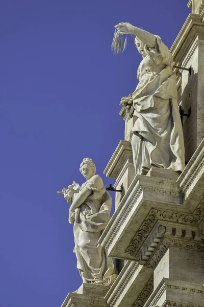 Fontanna Trevi Jest Największym Jednym Najbardziej Znanych Fontann Rzym Włochy — Zdjęcie stockowe