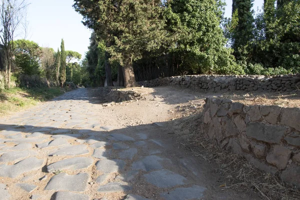 アピア古代ローマの道の眺め — ストック写真