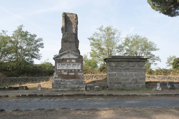 Похоронный Монумент Улице Аппиа Антика Рим — стоковое фото