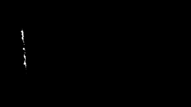 Флаг Джибути раскрашен мазком кисти — стоковое видео