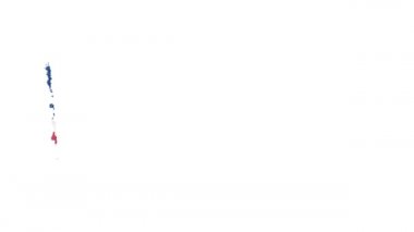 Fırça darbesiyle boyanmış Liberya bayrağı