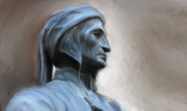 Şair Dante Alighieri 'nin portresi