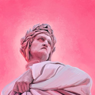 Şair Dante Alighieri 'nin portresi