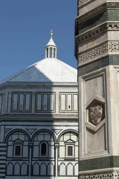 Achteckiges Baptisterium Von San Giovanni Battista Florenz — Stockfoto