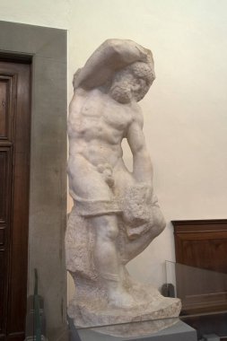 Accademia Galerisi 'nin heykelleri, Floransa, İtalya