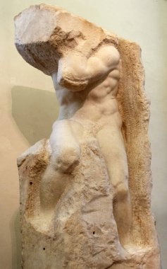 Accademia Galerisi 'nin heykelleri, Floransa, İtalya