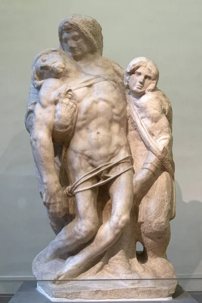 意大利佛罗伦萨Accademia画廊的雕塑 — 图库照片