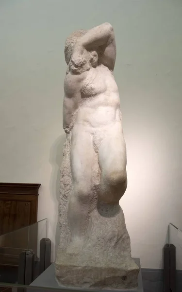 Skulpturer Accademia Gallery Florens Italien — Stockfoto