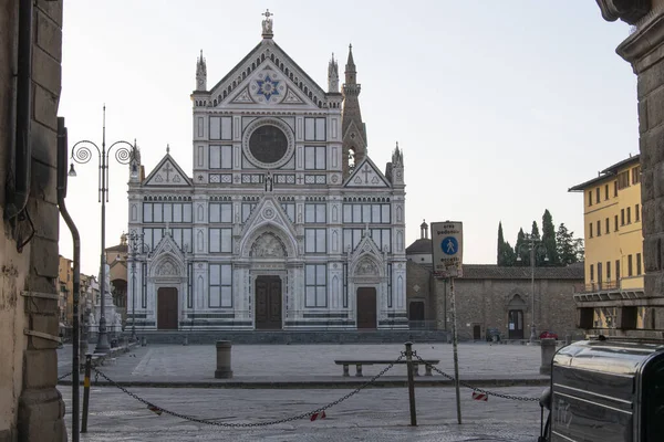 Kościół Santa Croce Florencji Toskania Włochy — Zdjęcie stockowe