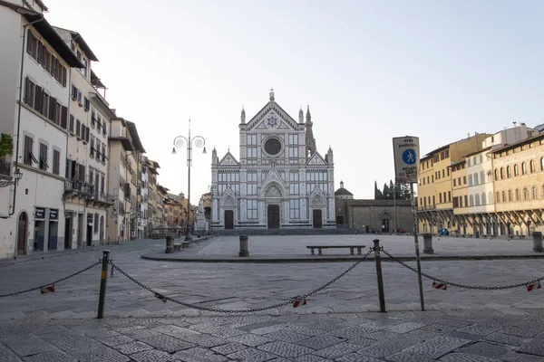 Igreja Santa Croce Florença Toscana Itália — Fotografia de Stock