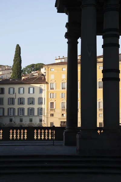 Exterior Del Museo Los Uffizi Florencia Toscana Italia — Foto de Stock