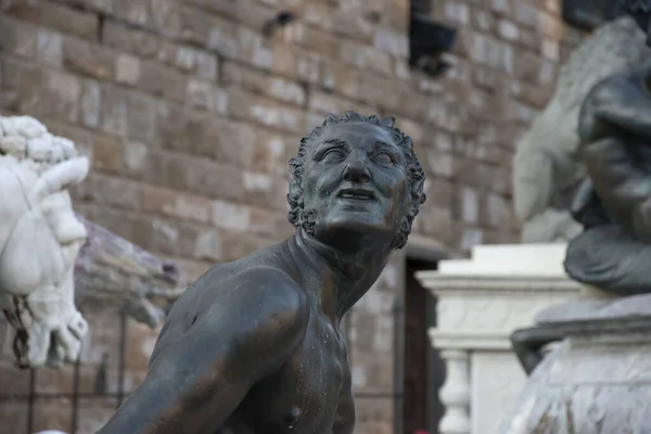 ネプチューンの泉 フィレンツェのSignoria広場 — ストック写真