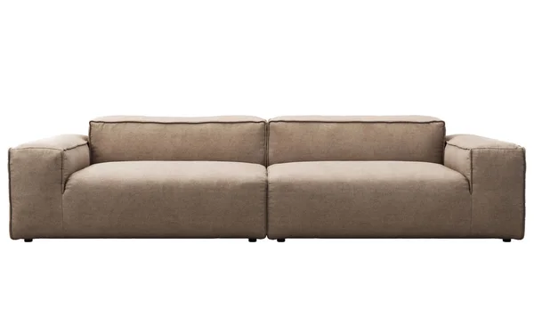 Sofa kain modular krem modern. render 3d — Stok Foto