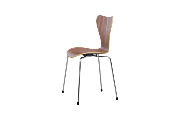 Metal bacaklı modern sandalye. 3d hazırlayıcı — Stok fotoğraf