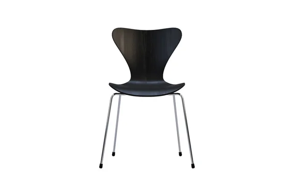 Cadeira moderna com pernas de metal. Renderização 3d — Fotografia de Stock