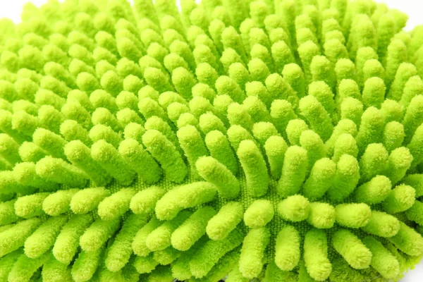 Motor hood is cleaned with a sponge and soap for auto background — Stock Photo, Image