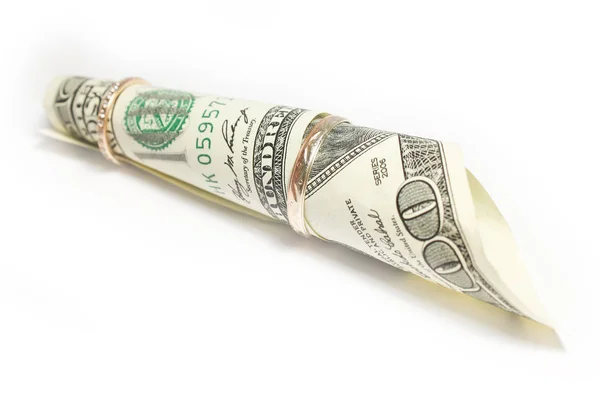 Money business on a white background — Stock Photo, Image