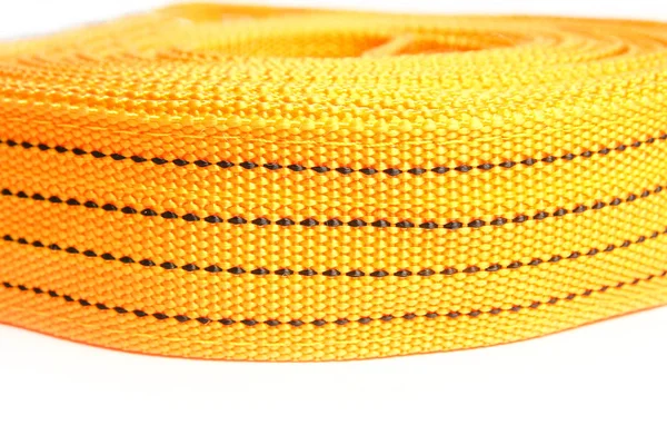 Rope tow rope for cars on a white background — Stock Photo, Image