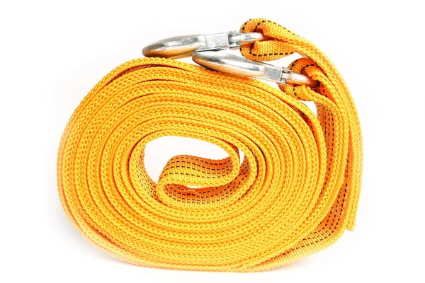 rope tow rope for cars on a white background