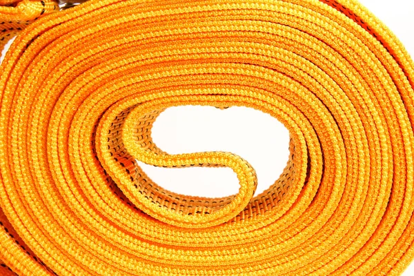 rope tow rope for cars on a white background