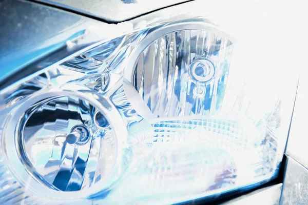 Стильний красивий ліхтар легкий автомобільний фон — стокове фото