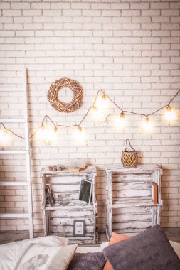 mutlu noel evi arka plan