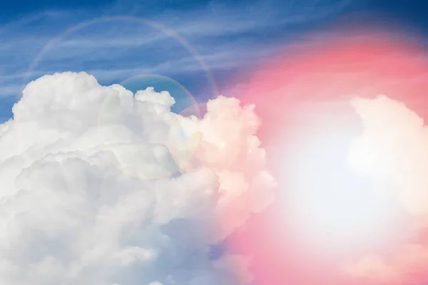 Gyönyörű égbolt felhők természet háttér — Stock Fotó