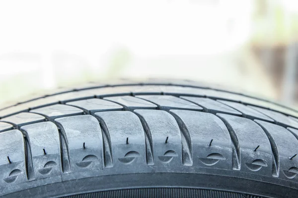 Car tires and wheels for auto background — Stock Photo, Image