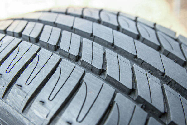 Car tires and wheels for auto background