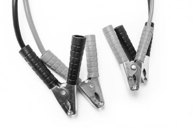 beyaz arka plan daki arabalar için şık tel kelepçelere ihtiyaç