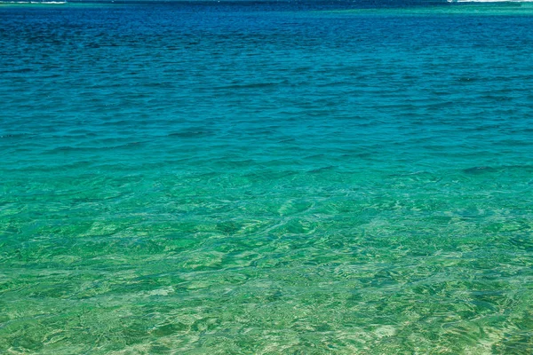 Beautifully stylish beach sea water with sand on nature backgrou — Stock Photo, Image