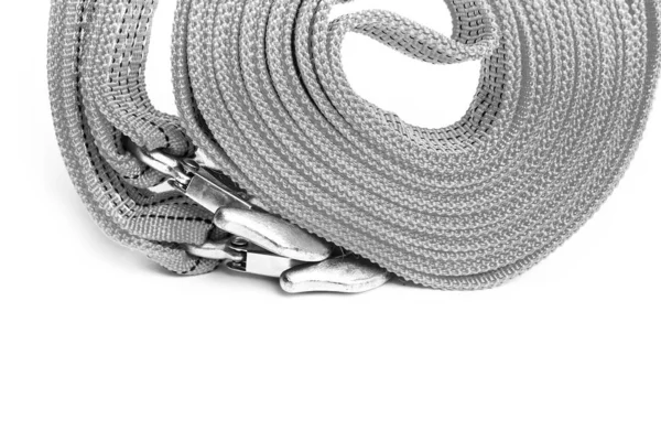 Rope tow rope for cars on a white background — Stock Photo, Image