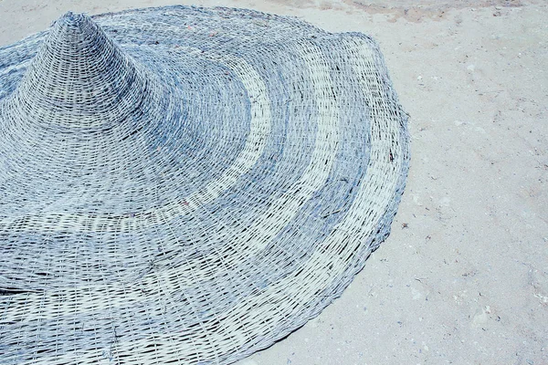 Stylově krásné pozadí mořského deštníku — Stock fotografie
