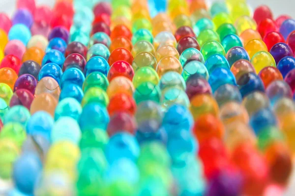 Colorful ball and colorful background of colored balls — Stock Photo, Image