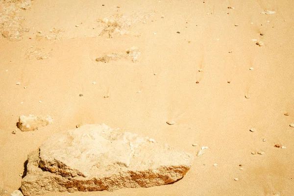 Prachtig zand bij de zee op natuur achtergrond — Stockfoto