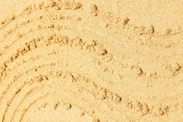 Όμορφη Άμμος Κοντά Στη Θάλασσα Στο Φόντο Της Φύσης — Φωτογραφία Αρχείου