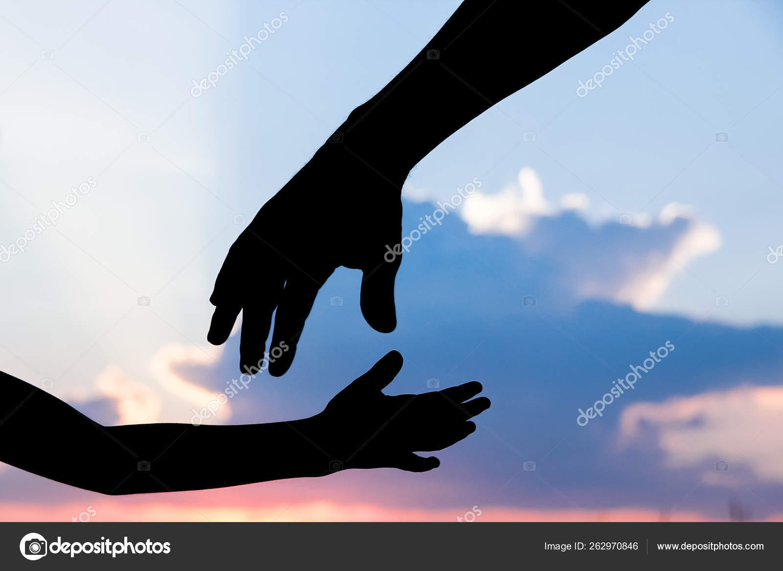 Hands Of Parent And Child Silhouette On Nature Stock Photo By C Kostia777 Hands Of Parent And Child Silhouette On Nature Stock Photo By C Kostia777