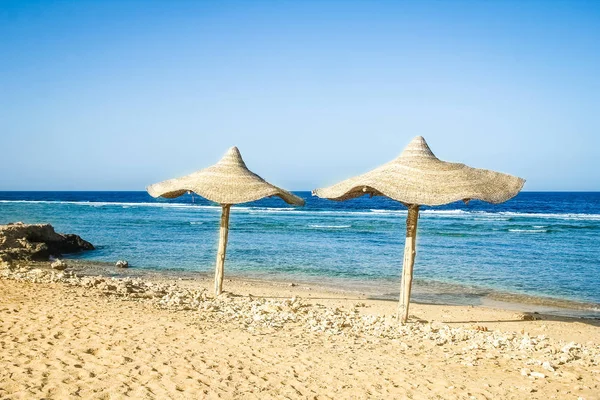 Bellamente elegante paisaje en el fondo de la orilla del mar — Foto de Stock