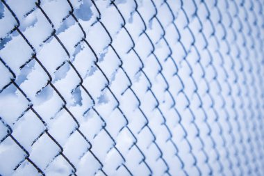 park arka planda doğada kışın örgü